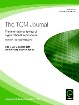 cover image of The TQM Journal, Volume 25, Issue 6